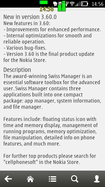 Screenshot, update